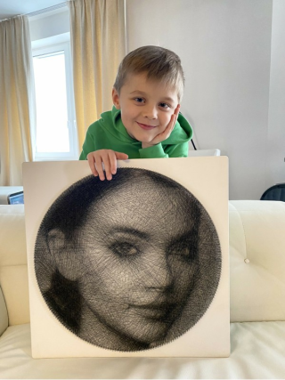 Customer work photo, review by MARINA